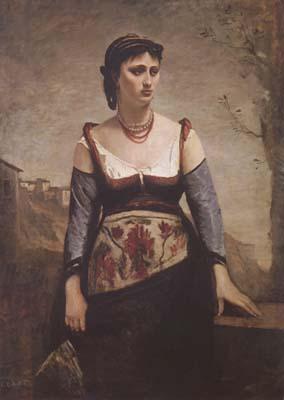 Jean Baptiste Camille  Corot Agostina (mk11)